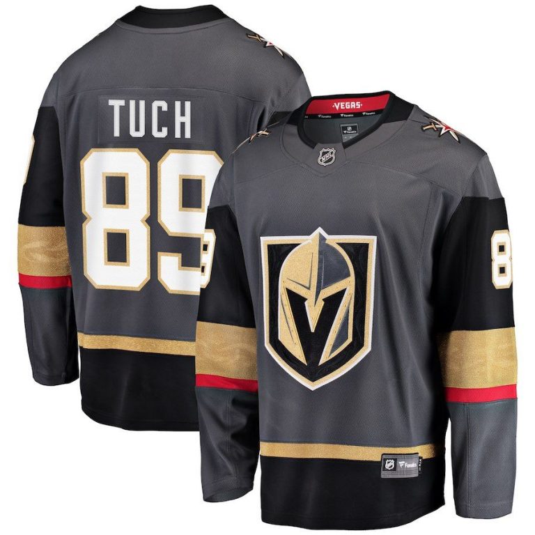 Men Vegas Golden Knights Alex Tuch Black Breakaway Player Jersey