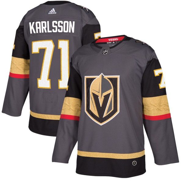 Men Vegas Golden Knights William Karlsson Gray Player Jersey