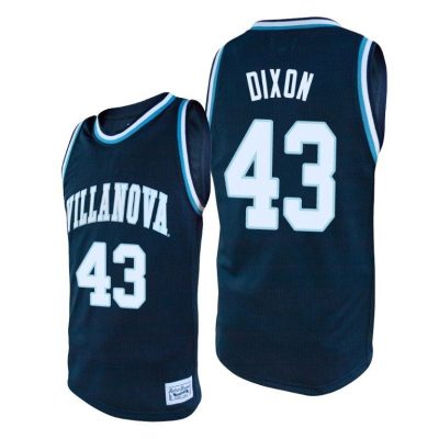 Men Villanova Wildcats Eric Dixon #43 Navy Alumni College Baketball Jersey