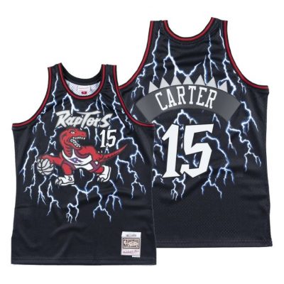 Men Vince Carter Toronto Raptors #15 Men Lightning Jersey