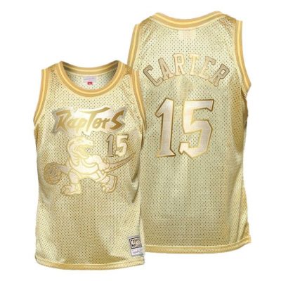 Men Vince Carter Toronto Raptors Golden Midas SM HWC Limited Jersey