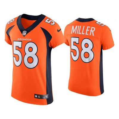 Men Von Miller Denver Broncos Orange Vapor Elite Jersey