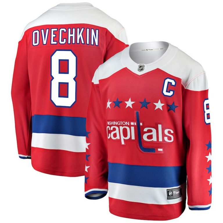 Men Washington Capitals Alexander Ovechkin Red Alternate Breakaway Player Jersey