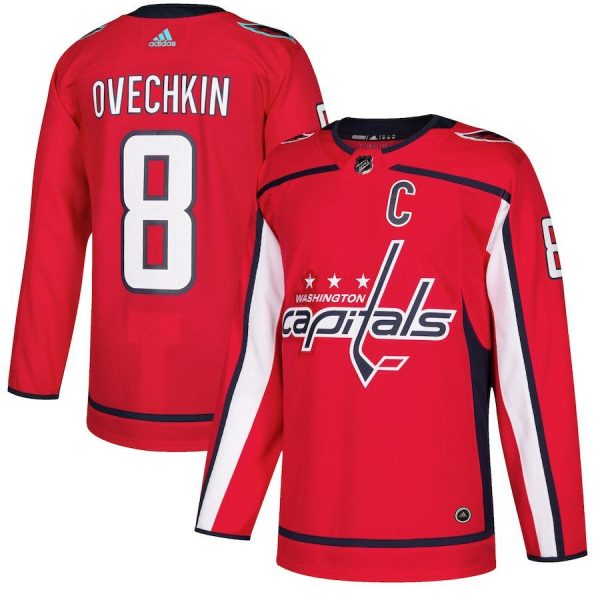 Men Washington Capitals Alexander Ovechkin Red Player Jersey