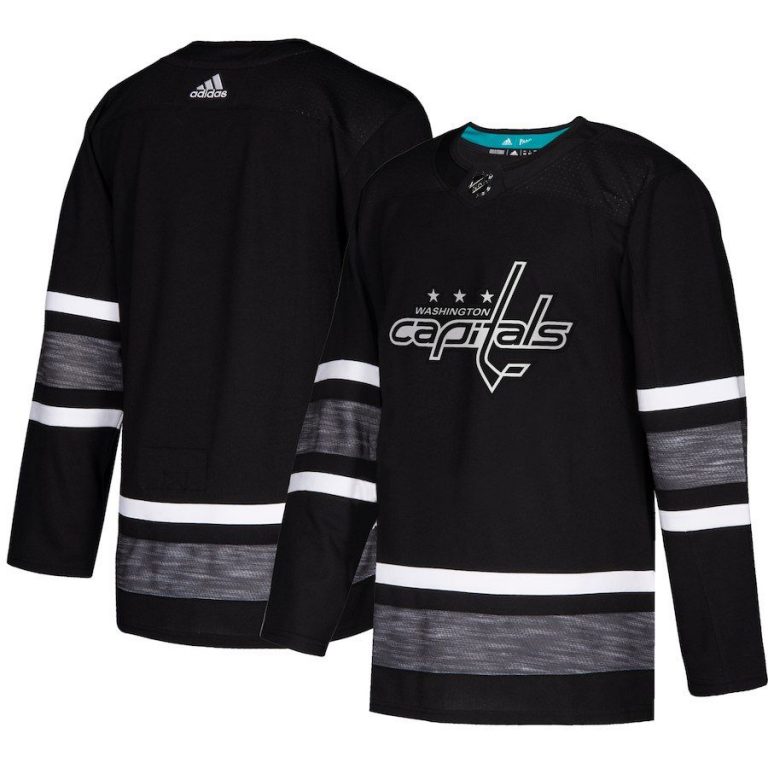 Men Washington Capitals Black 2019 NHL All-Star Game Parley Jersey