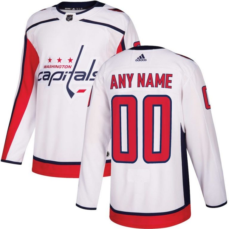 Men Washington Capitals Red Custom Jersey