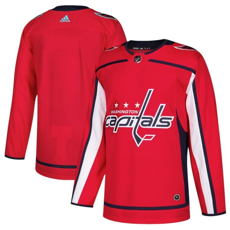 Men Washington Capitals Red Home Blank Jersey