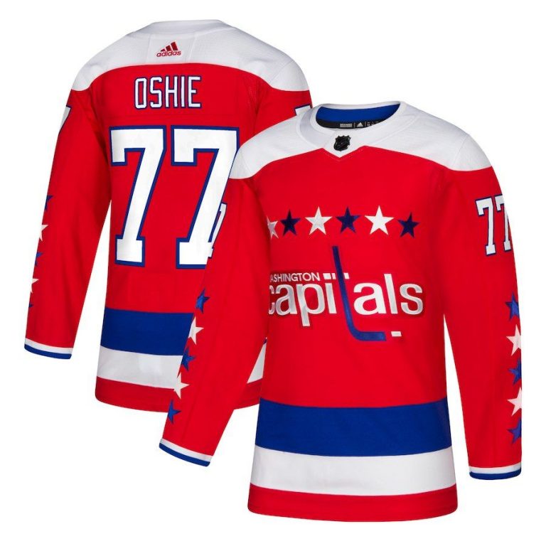 Men Washington Capitals TJ Oshie Red Alternate Player Jersey