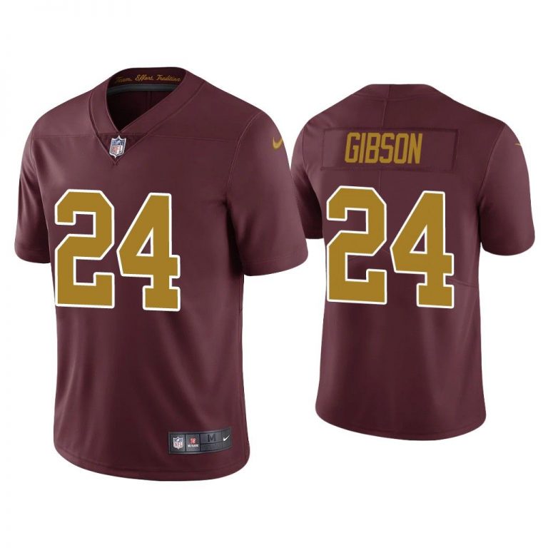 Men Washington Football Team Antonio Gibson Vapor Limited Burgundy Jersey