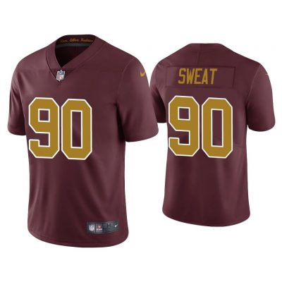 Men Washington Football Team Montez Sweat Vapor Limited Burgundy Jersey