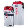 Men Washington Wizards Bradley Beal White 2018-19 Association Jersey