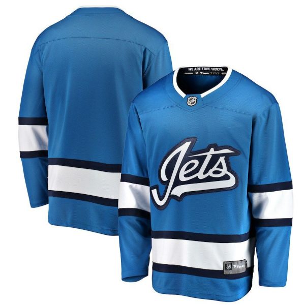 Men Winnipeg Jets Blue Alternate Breakaway Jersey