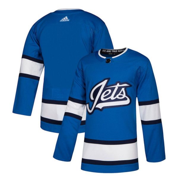Men Winnipeg Jets Blue Alternate Jersey