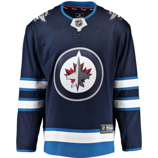 Men Winnipeg Jets Blue Breakaway Home Jersey