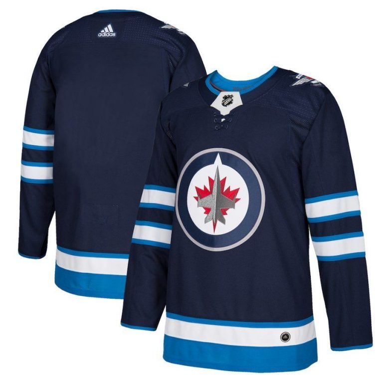 Men Winnipeg Jets Navy Home Blank Jersey