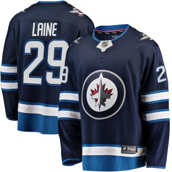 Men Winnipeg Jets Patrik Laine Navy Breakaway Player Jersey