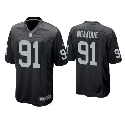 Men Yannick Ngakoue Las Vegas Raiders Black Game Jersey