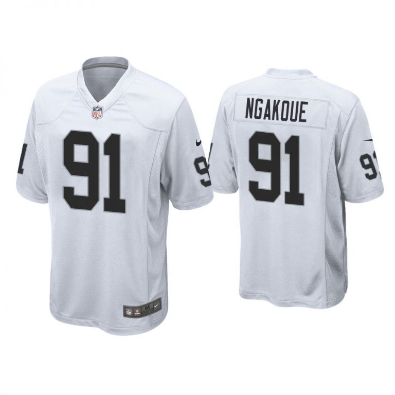 Men Yannick Ngakoue Las Vegas Raiders White Game Jersey