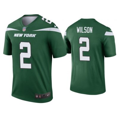 Men Zach Wilson New York Jets Green Legend Jersey