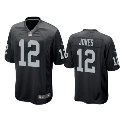Men Zay Jones Oakland Raiders Black Game Jersey