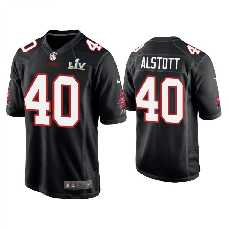 Mike Alstott Tampa Bay Buccaneers Super Bowl LV Black Game Fashion Jersey