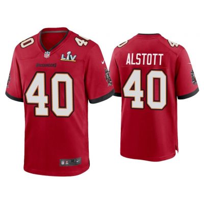 Mike Alstott Tampa Bay Buccaneers Super Bowl LV Red Game Jersey