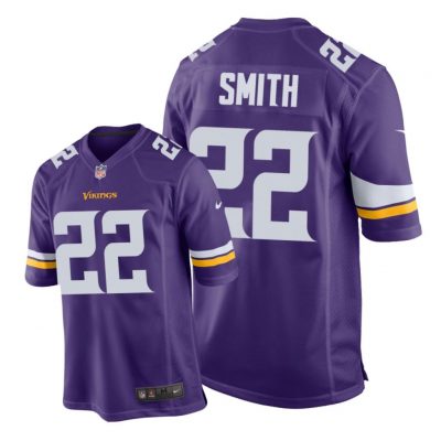 Minnesota Vikings #22 Purple Men Harrison Smith Game Jersey