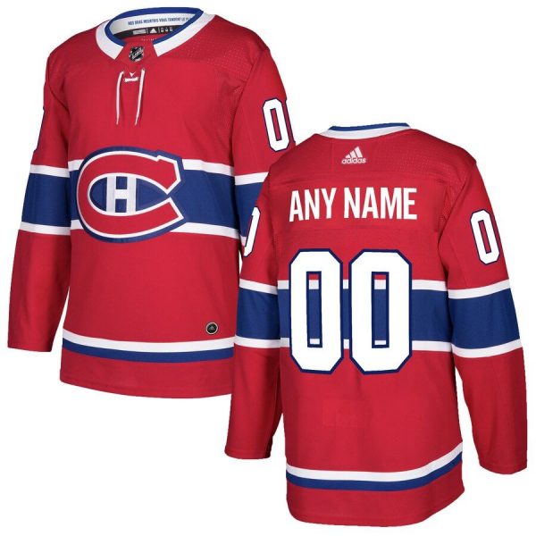 Montreal Canadiens Custom Jersey Red