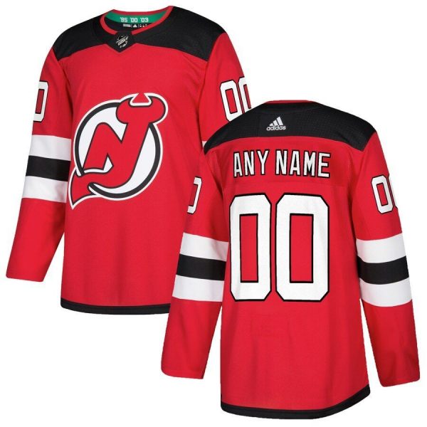 New Jersey Devils Custom Jersey Red