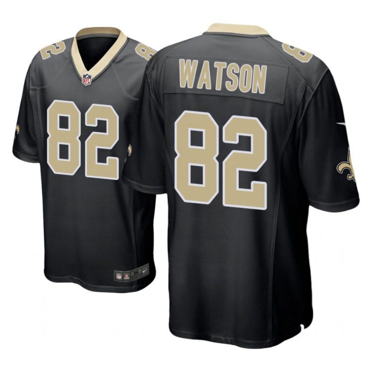 New Orleans Saints #82 Black Men Benjamin Watson Game Jersey