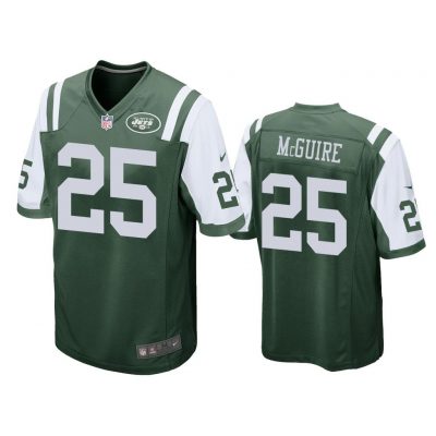 New York Jets #25 Green Men Elijah McGuire Game Jersey