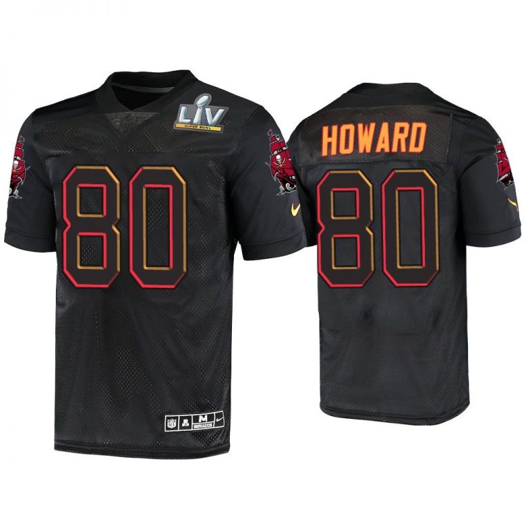 O.J. Howard Tampa Bay Buccaneers Black Super Bowl LV Jersey