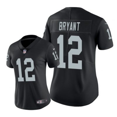 Oakland Raiders #12 Black Martavis Bryant Game Jersey - Women