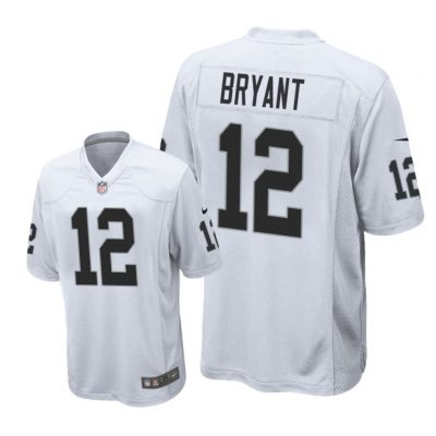 Oakland Raiders #12 White Men Martavis Bryant Game Jersey