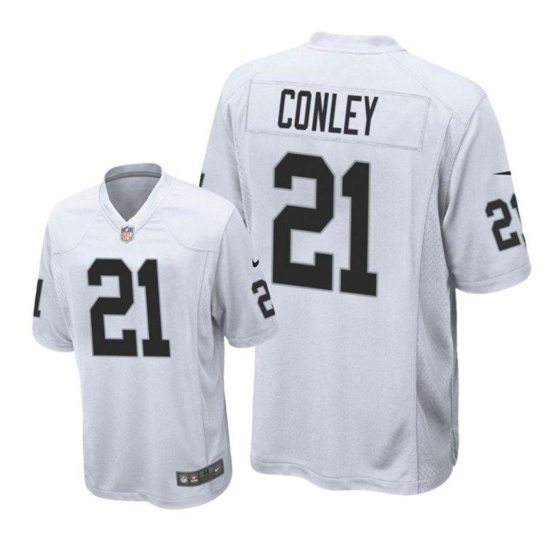 Oakland Raiders #21 White Men Gareon Conley Game Jersey