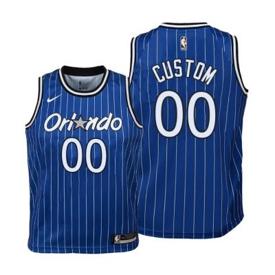 Orlando Magic Custom #00 Hardwood Classics Blue Jersey - Youth