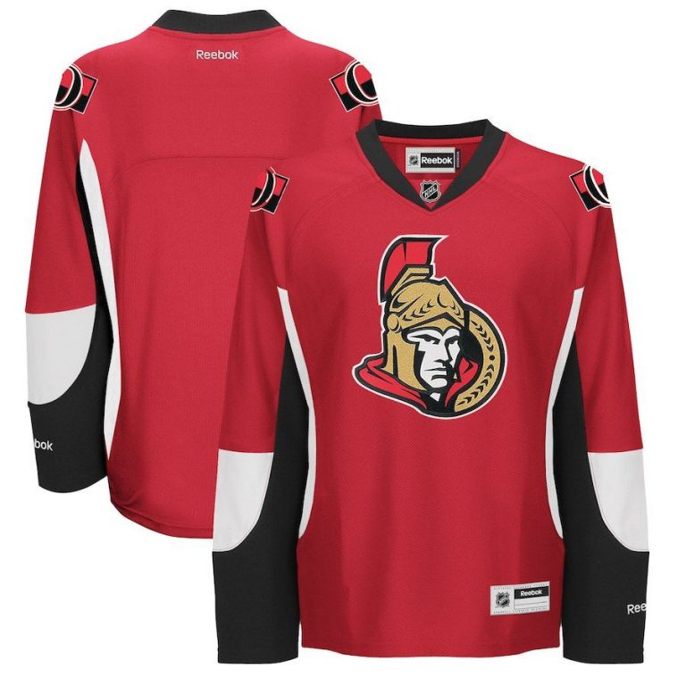 Ottawa Senators Womens Blank Premier Home Jersey - Red