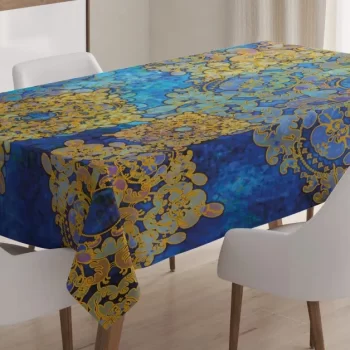 Persian Motif Bohemian 3D Printed Tablecloth Table Decor Home Decor