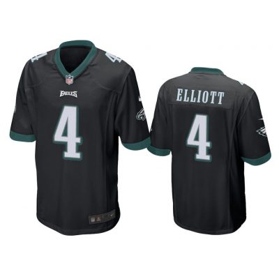 Philadelphia Eagles #4 Black Men Jake Elliott Game Jersey