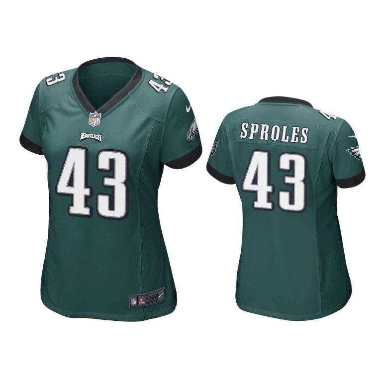 Philadelphia Eagles #43 Green Darren Sproles Game Jersey - Women