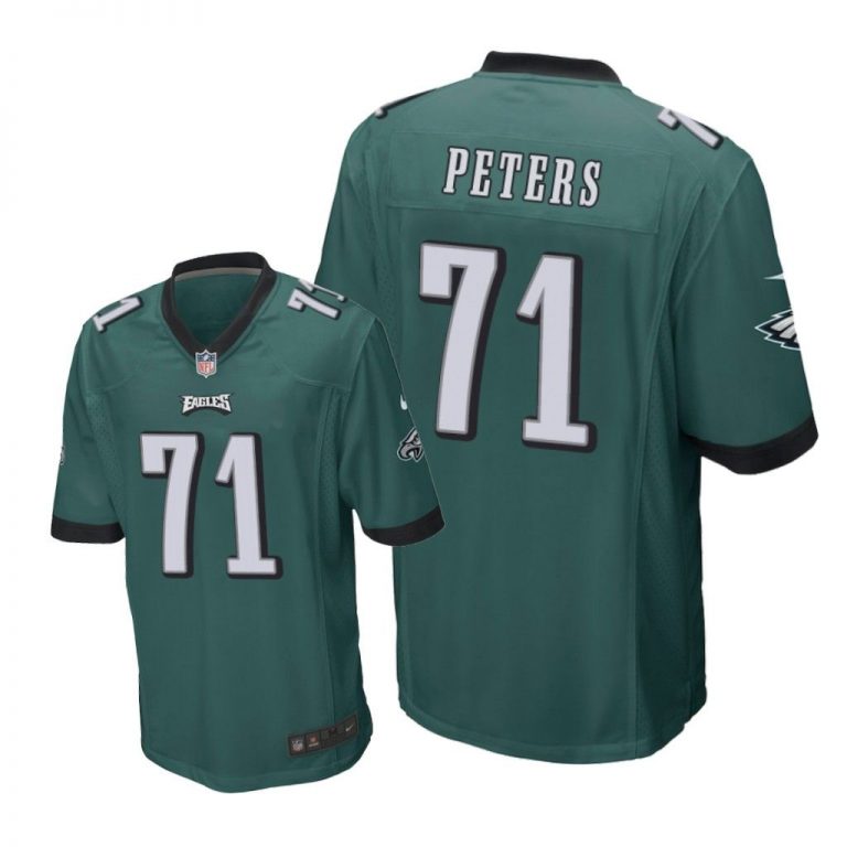 Philadelphia Eagles #71 Green Men Jason Peters Game Jersey