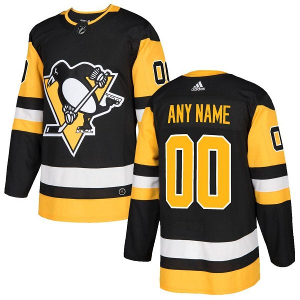 Pittsburgh Penguins Custom Jersey Black