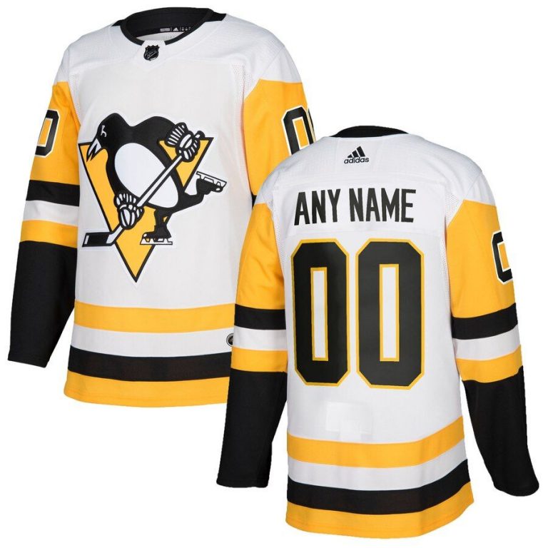 Pittsburgh Penguins Custom Jersey White