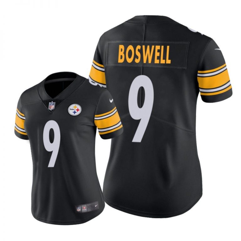 Pittsburgh Steelers #9 Black Chris Boswell Game Jersey - Women