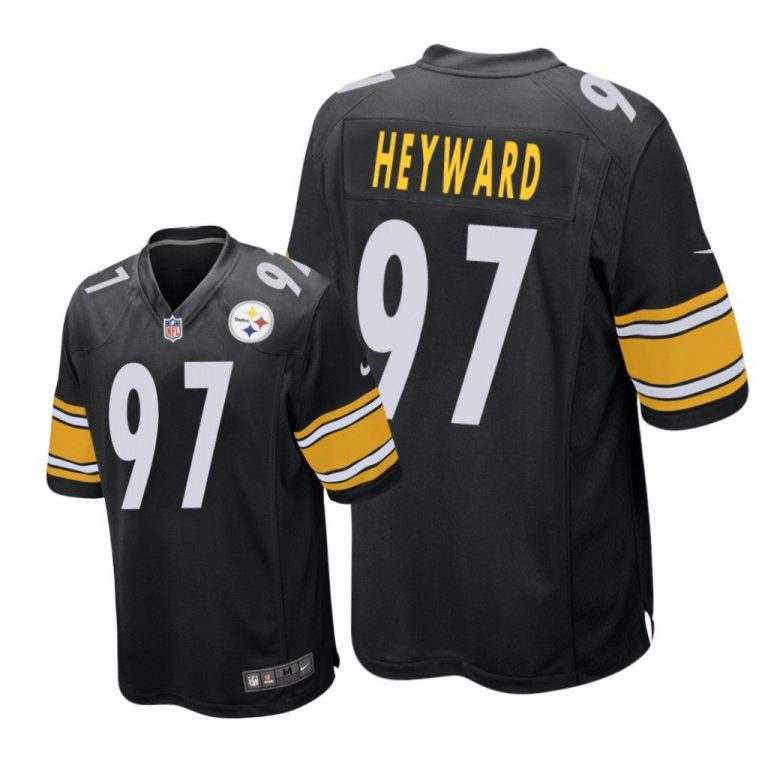 Pittsburgh Steelers #97 Black Men Cameron Heyward Game Jersey