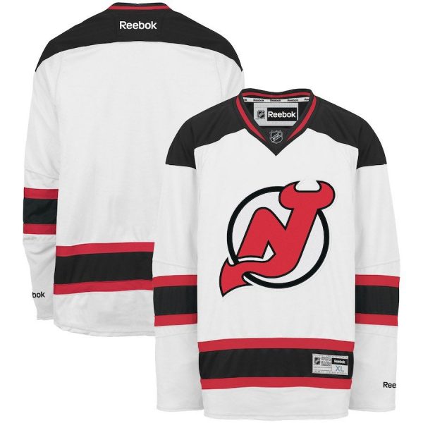 Reebok New Jersey Devils White Premier Hockey Jersey