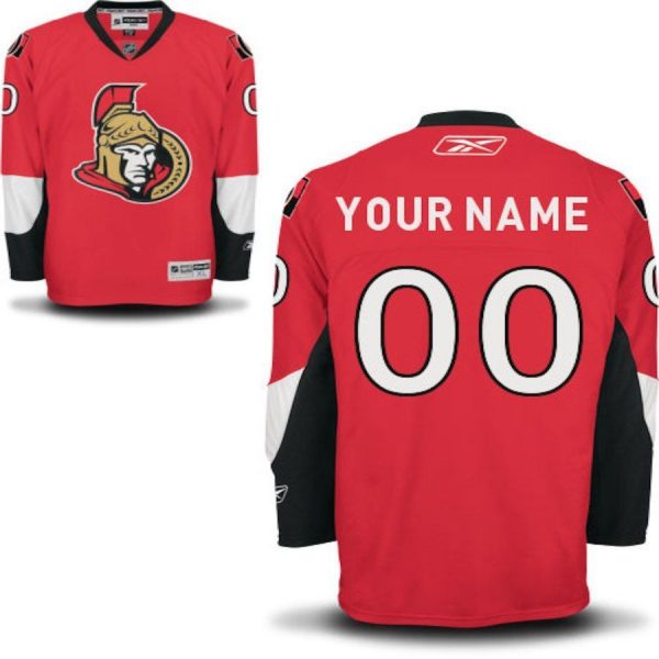 Reebok Ottawa Senators Men Premier Home Custom Jersey - Red
