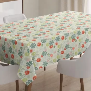 Retro Colorful Ornate 3D Printed Tablecloth Table Decor Home Decor