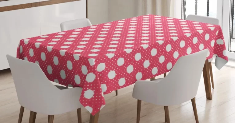 Retro Fluff Motifs 3D Printed Tablecloth Table Decor Home Decor