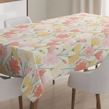 Romantic Vintage Floral 3D Printed Tablecloth Table Decor Home Decor
